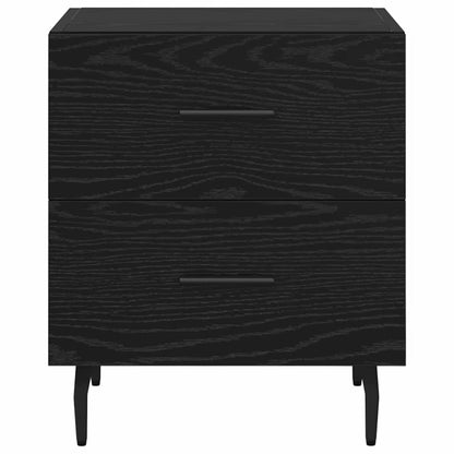 Bedside Cabinet 40x35x47,5 cm Engineered Wood Black oak 1