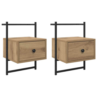 Bedside Cabinet 35 x 30 x 51 cm Engineered Wood Artisan oak