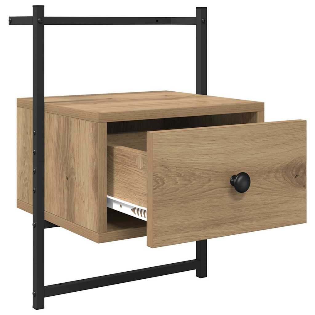 Bedside Cabinet 35 x 30 x 51 cm Engineered Wood Artisan oak