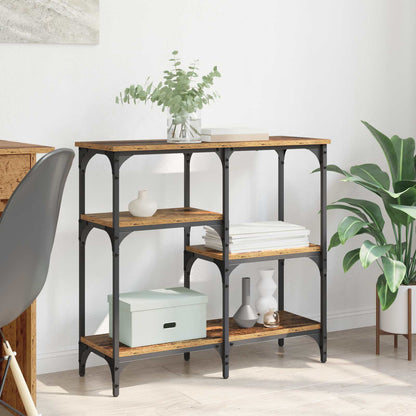 Console Table 160x29x75 cm Engineered Wood Old wood 80 cm