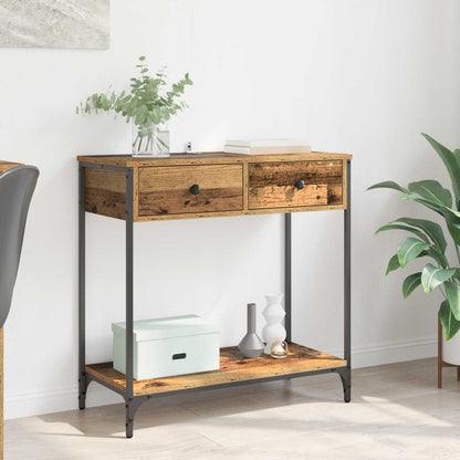 Console Table 100x34,5x75 cm Engineered Wood Old wood 75 cm