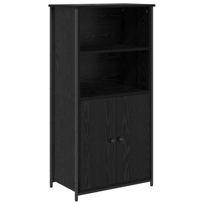 Highboard Engineered Wood Black oak 121.5 cm 36 cm