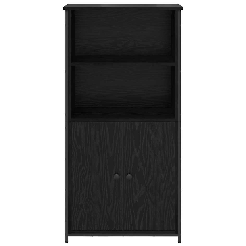 Highboard Engineered Wood Black oak 121.5 cm 36 cm