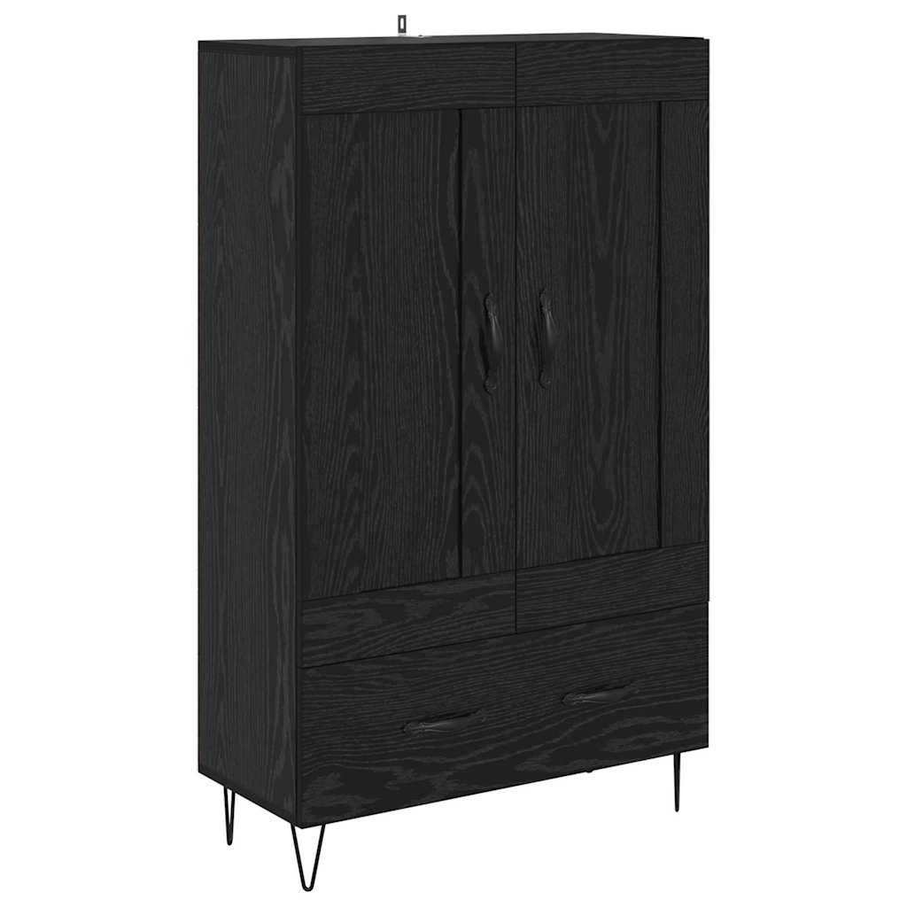Highboard 69,5x31x115 cm Engineered Wood Black oak