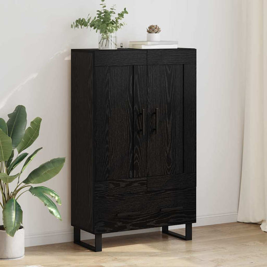 Highboard 69,5x31x115 cm Engineered Wood Black oak