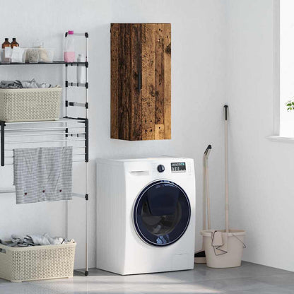 Wall Mounted Cabinet 34,5x34x90 cm Old wood