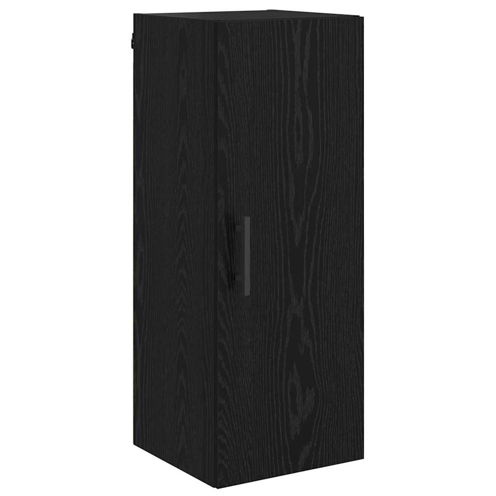 Wall Mounted Cabinet 34,5x34x90 cm Black oak