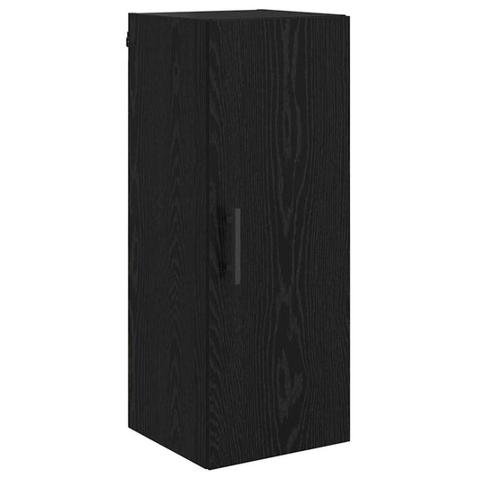 Wall Mounted Cabinet 34,5x34x90 cm Black oak