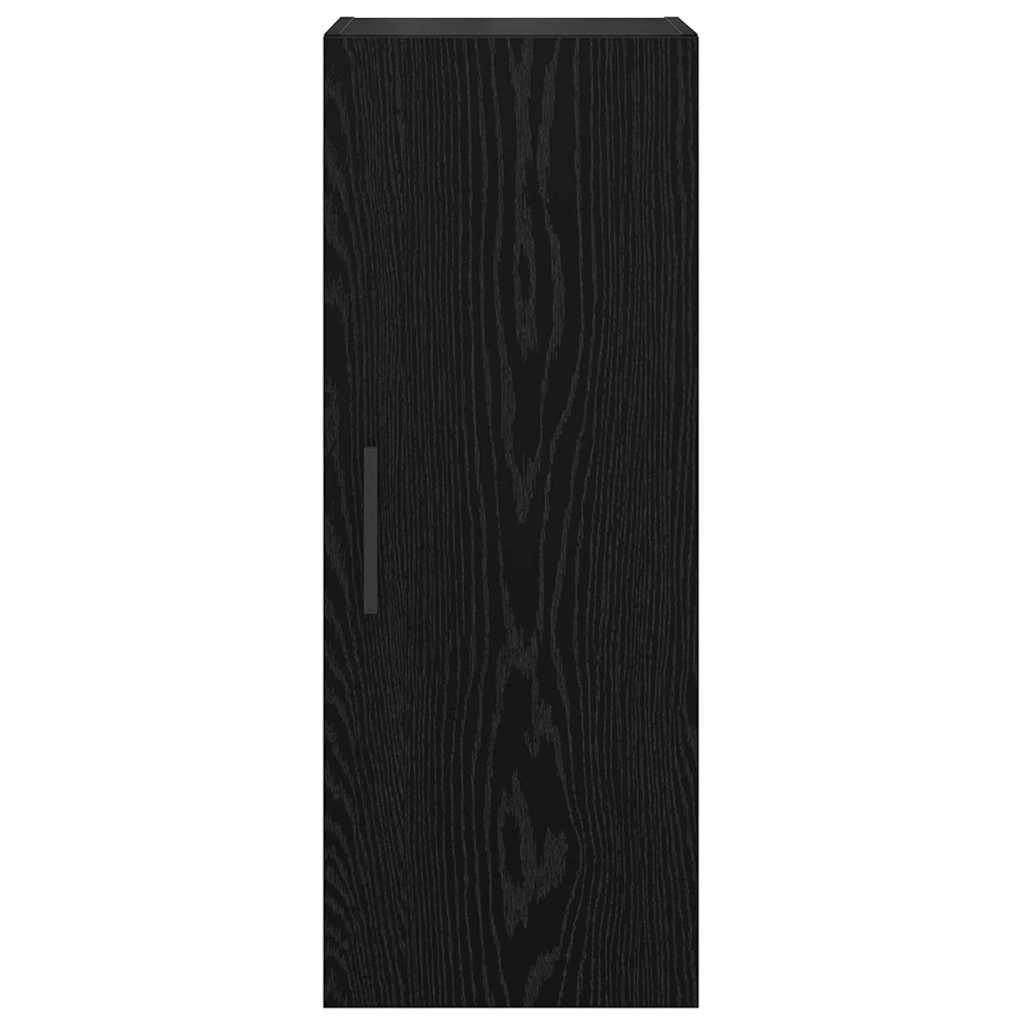 Wall Mounted Cabinet 34,5x34x90 cm Black oak