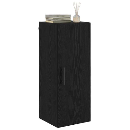 Wall Mounted Cabinet 34,5x34x90 cm Black oak