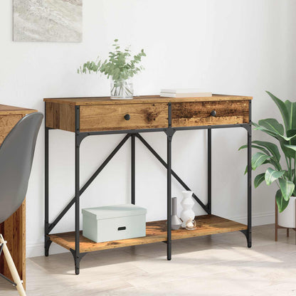 Console Table 100x39x78,5 cm Engineered Wood Old wood