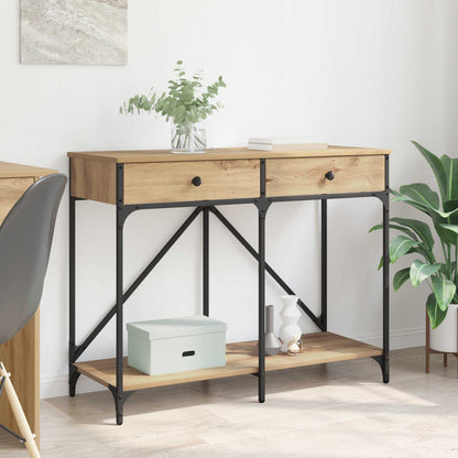 Console Table 100x39x78,5 cm Engineered Wood Artisan oak