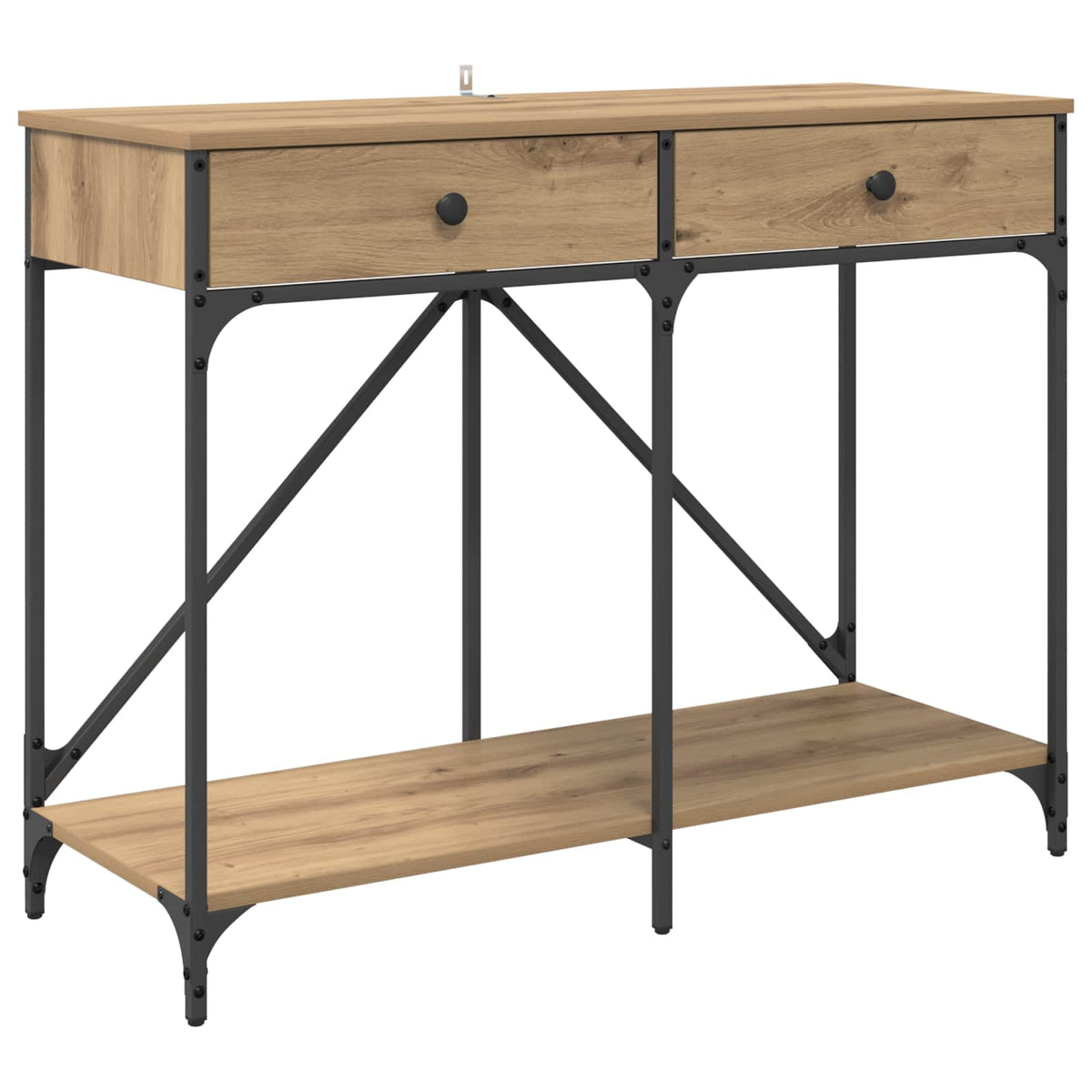 Console Table 100x39x78,5 cm Engineered Wood Artisan oak