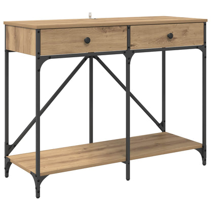 Console Table 100x39x78,5 cm Engineered Wood Artisan oak
