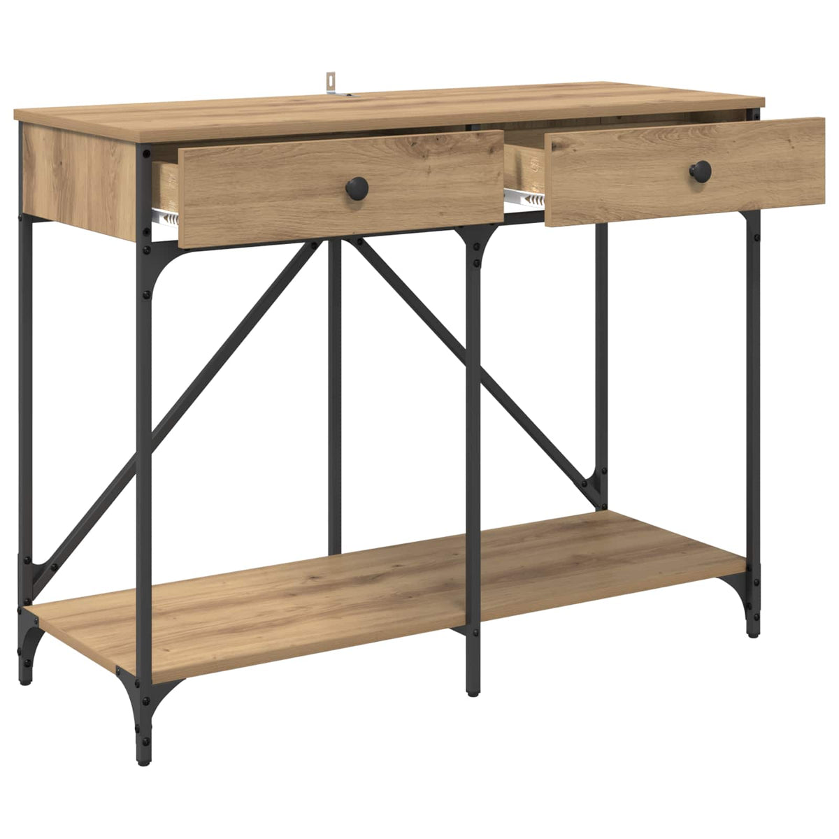 Console Table 100x39x78,5 cm Engineered Wood Artisan oak