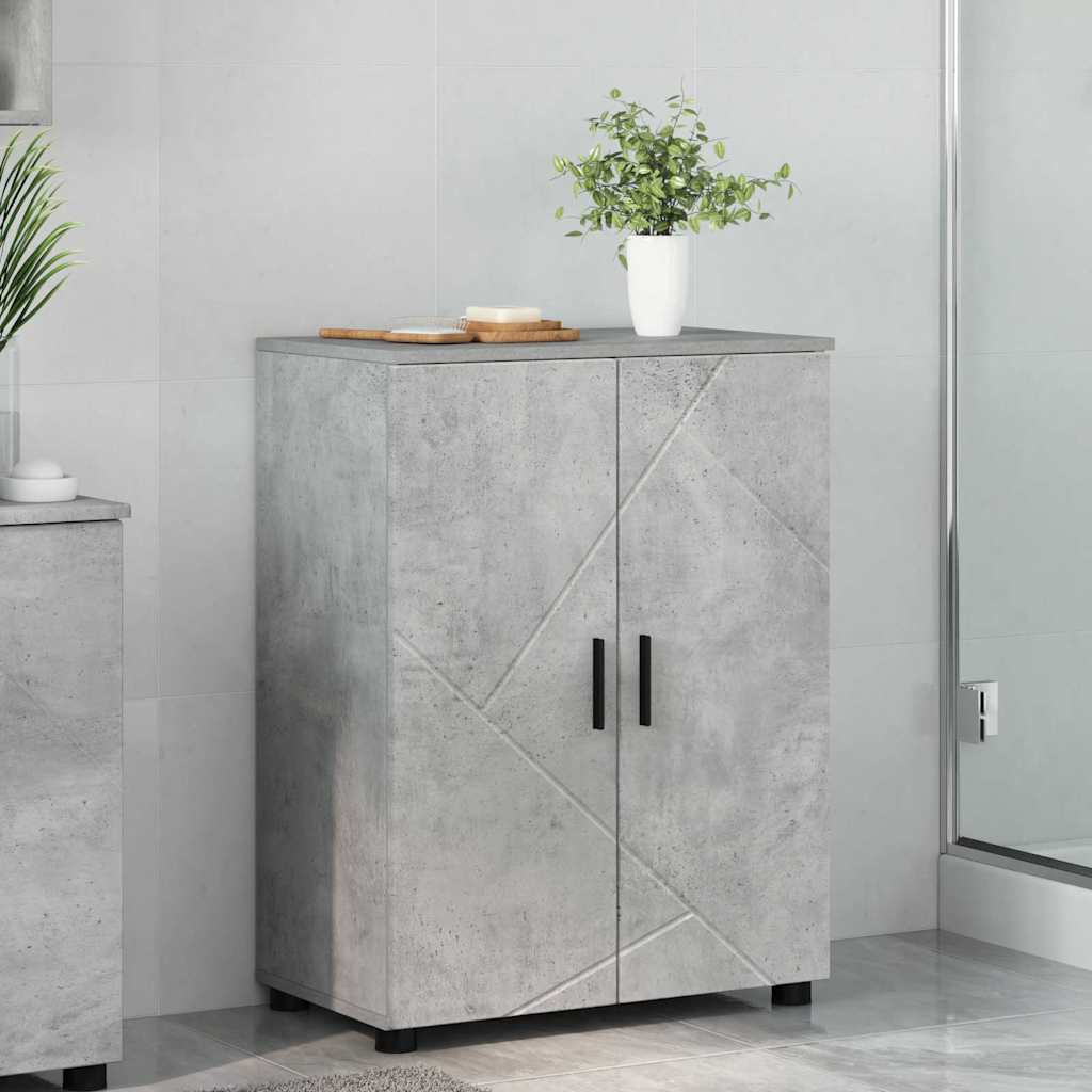 Bathroom Cabinet 60 x 35 x 80 cm Concrete grey