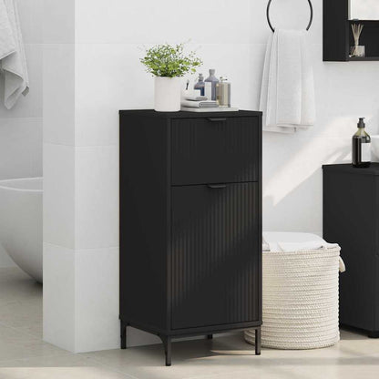 Bathroom Cabinet 39.5 x 36 x 88 cm Black