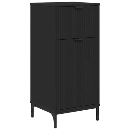 Bathroom Cabinet 39.5 x 36 x 88 cm Black