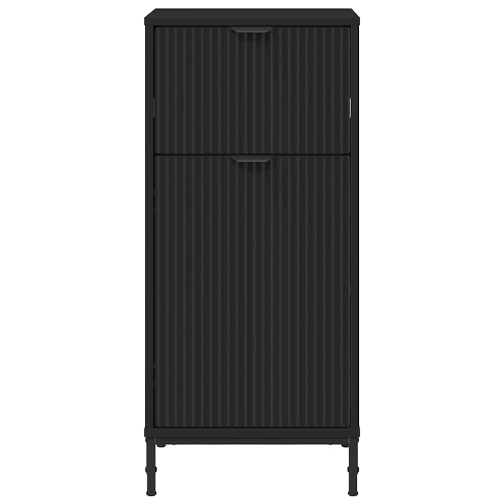 Bathroom Cabinet 39.5 x 36 x 88 cm Black