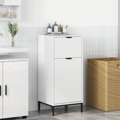 Bathroom Cabinet 39.5 x 36 x 88 cm High gloss white