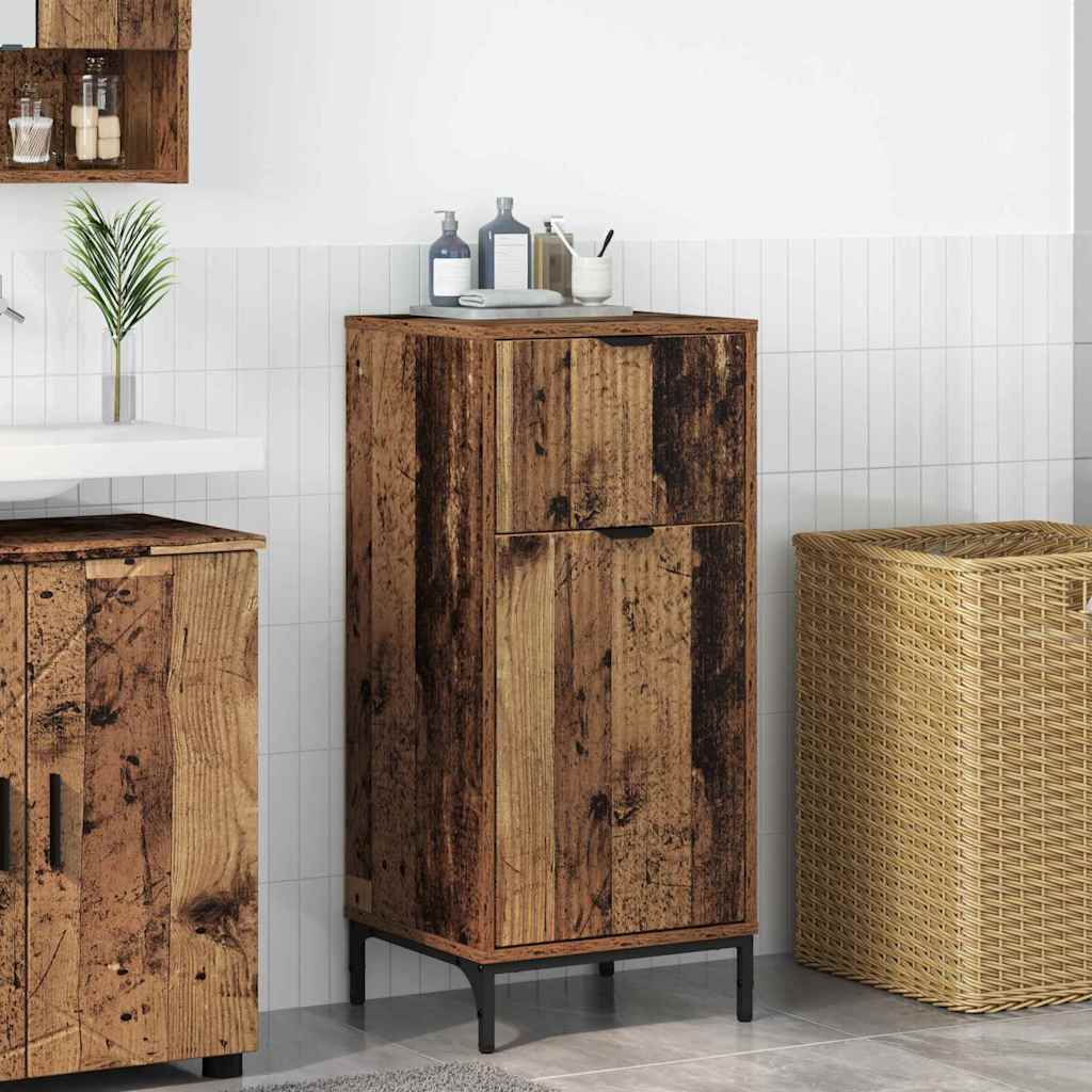 Bathroom Cabinet 39.5 x 36 x 88 cm Old wood