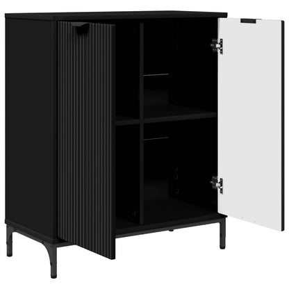 Sideboard 69.5 x 33 x 82 cm Engineered Wood Black