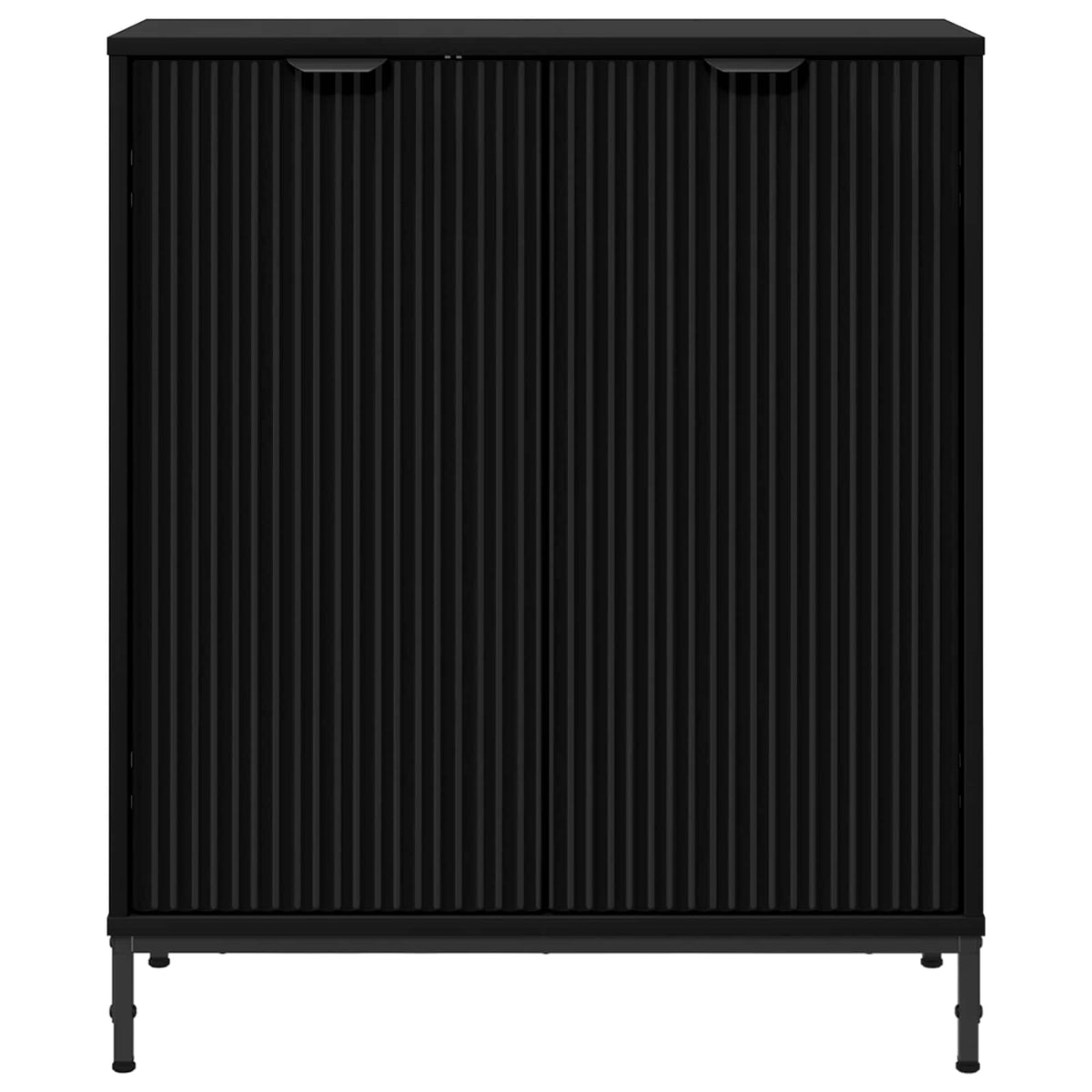 Sideboard 69.5 x 33 x 82 cm Engineered Wood Black
