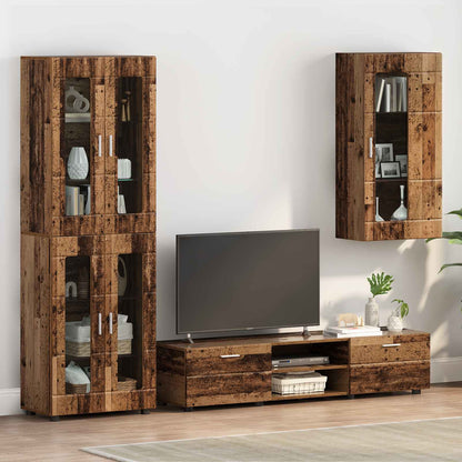 vidaXL TV Cabinet Set FLORIN 3 pcs 150 x 39 x 30 cm Old Wood