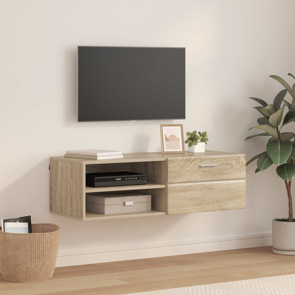 vidaXL TV Cabinet Set FLORIN 3 pcs 150 x 39 x 30 cm Sonoma Oak