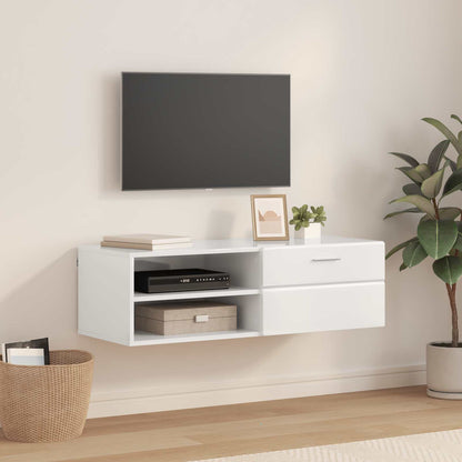 vidaXL TV Cabinet Set FLORIN 3 pcs 150 x 39 x 30 cm High Gloss White