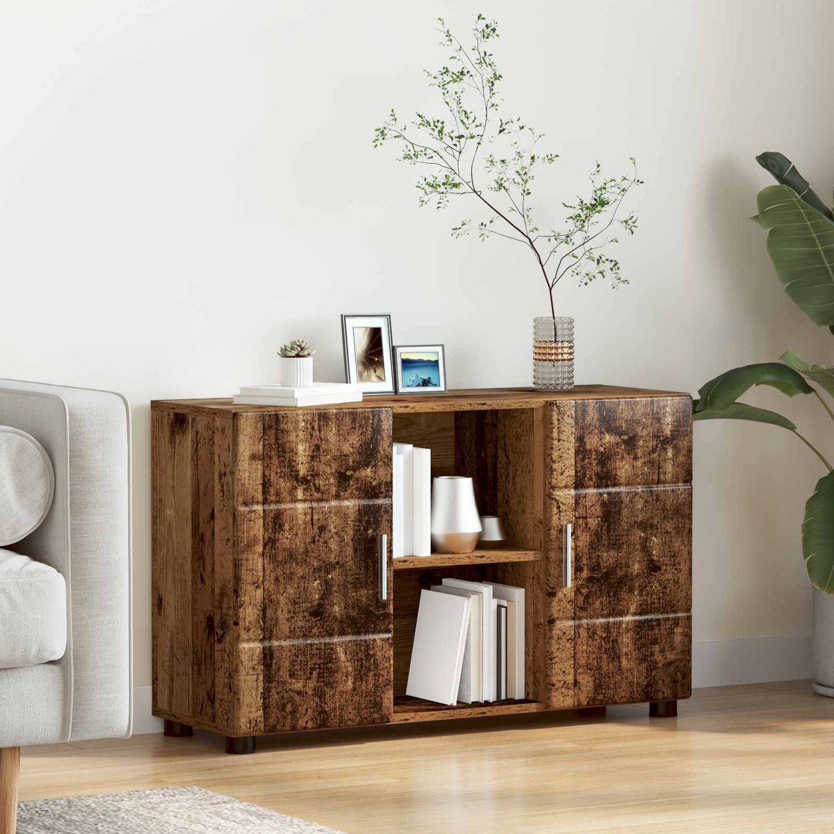 vidaXL TV Cabinet Set FLORIN 3 pcs 150 x 39 x 30 cm Old Wood