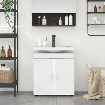 Bathroom Cabinet Set TULUM 60 x 34 x 63 cm Basin Cabinet White