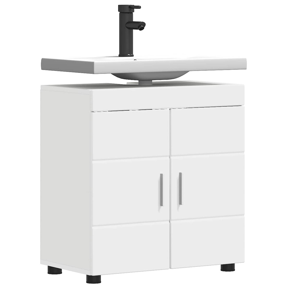 Bathroom Cabinet Set TULUM 60 x 34 x 63 cm Basin Cabinet White