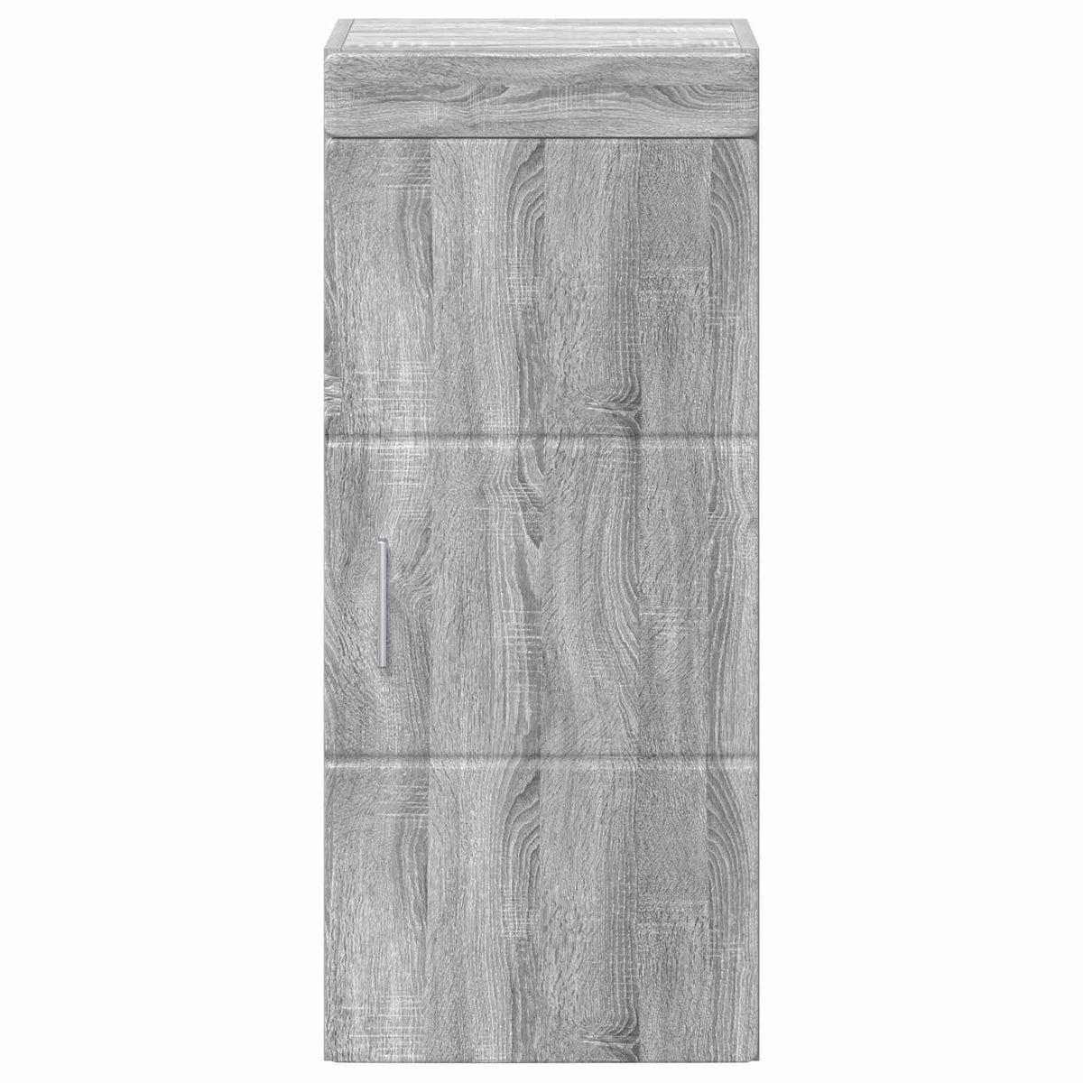 Bathroom Wall Cabinet TULUM 37 x 24.5 x 86 cm Hanging Cabinet Grey sonoma