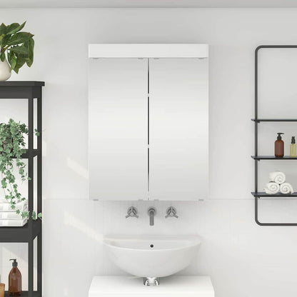 Bathroom TULUM 60 x 16.5 x 78 cm Mirror Cabinet White