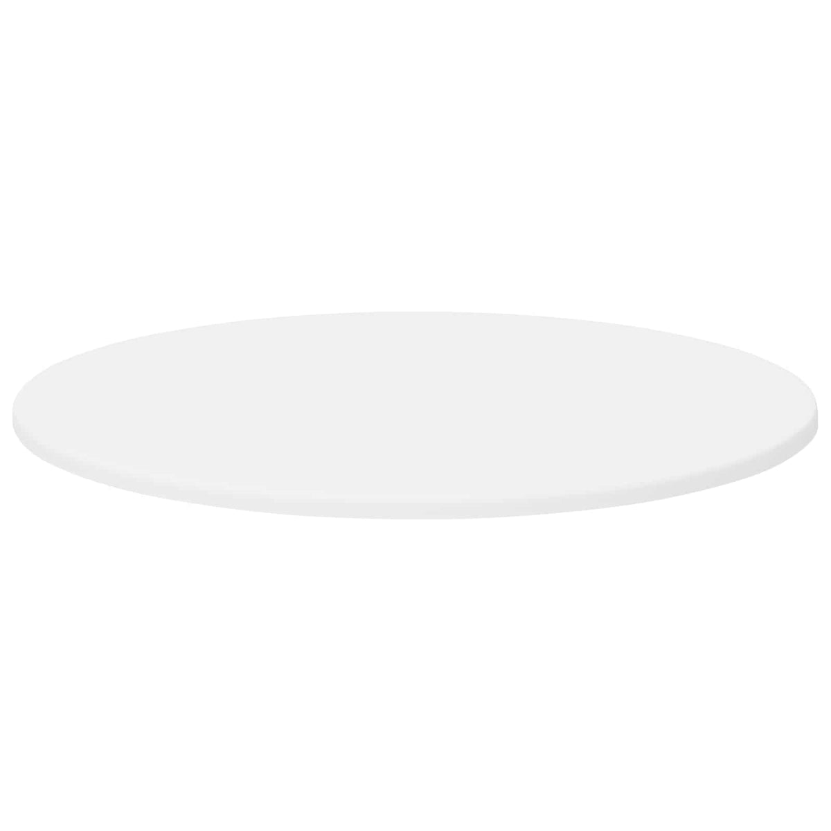 Table Top Ø 80 x 1.5 cm Round Engineered Wood White