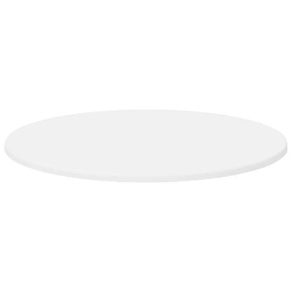 Table Top Ø 80 x 1.5 cm Round Engineered Wood White