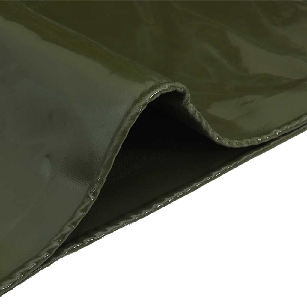 vidaXL Tarpaulin 650g / m² Olive Green 6 x 8 m Canvas with PVC Coating 6