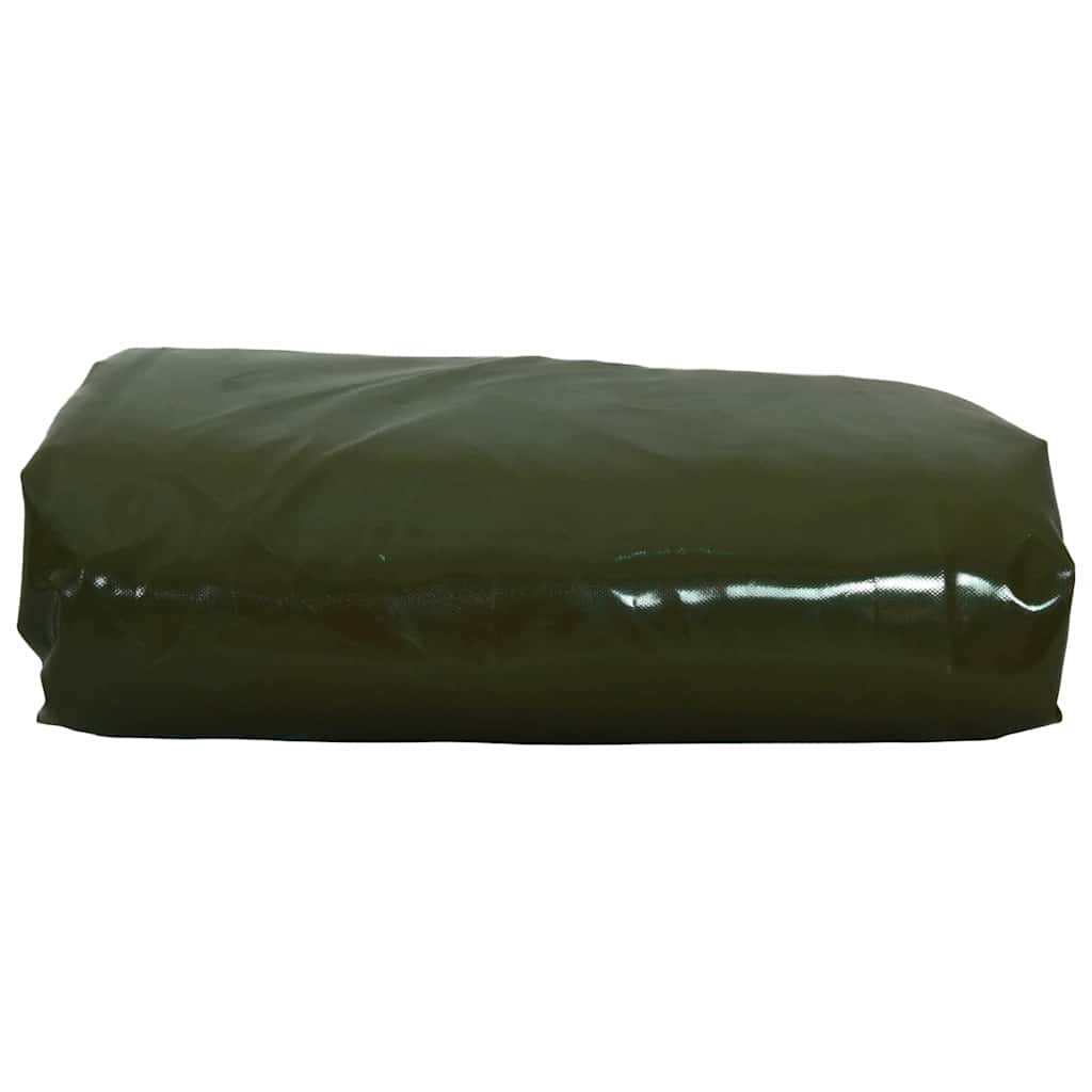 vidaXL Tarpaulin 650g / m² Olive Green 6 x 8 m Canvas with PVC Coating 3