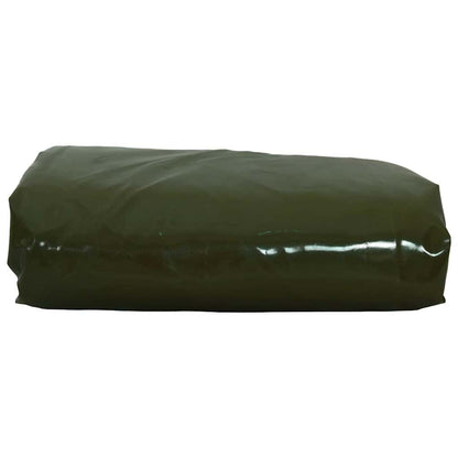 vidaXL Tarpaulin 650g / m² Olive Green 6 x 8 m Canvas with PVC Coating 3