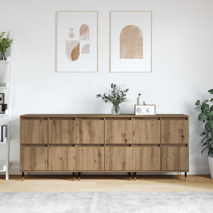 Sideboards Engineered Wood 3 pcs Artisan oak