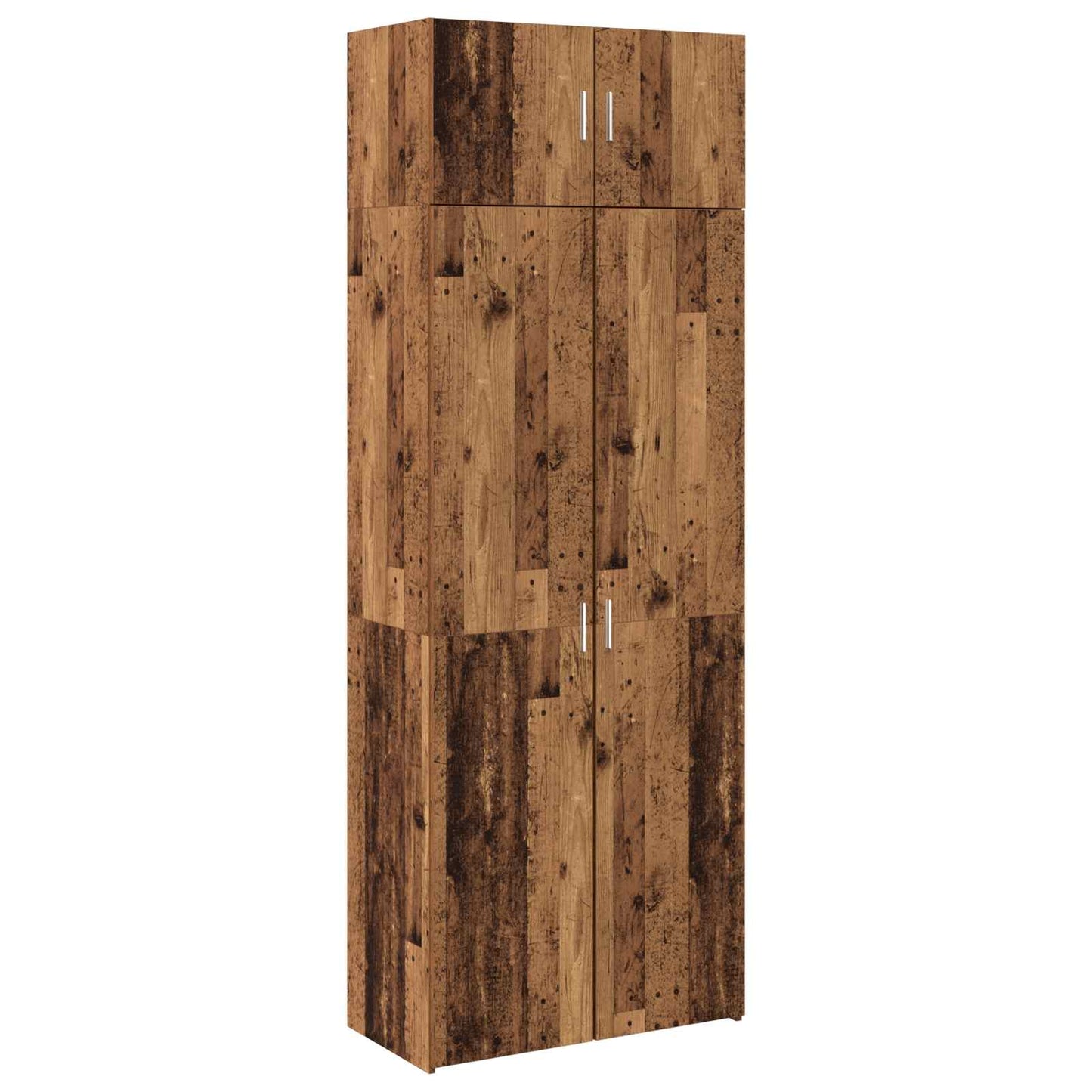 vidaXL Storage Cabinet 2 pcs Old Wood 80 x 42.5 x 225 cm 2