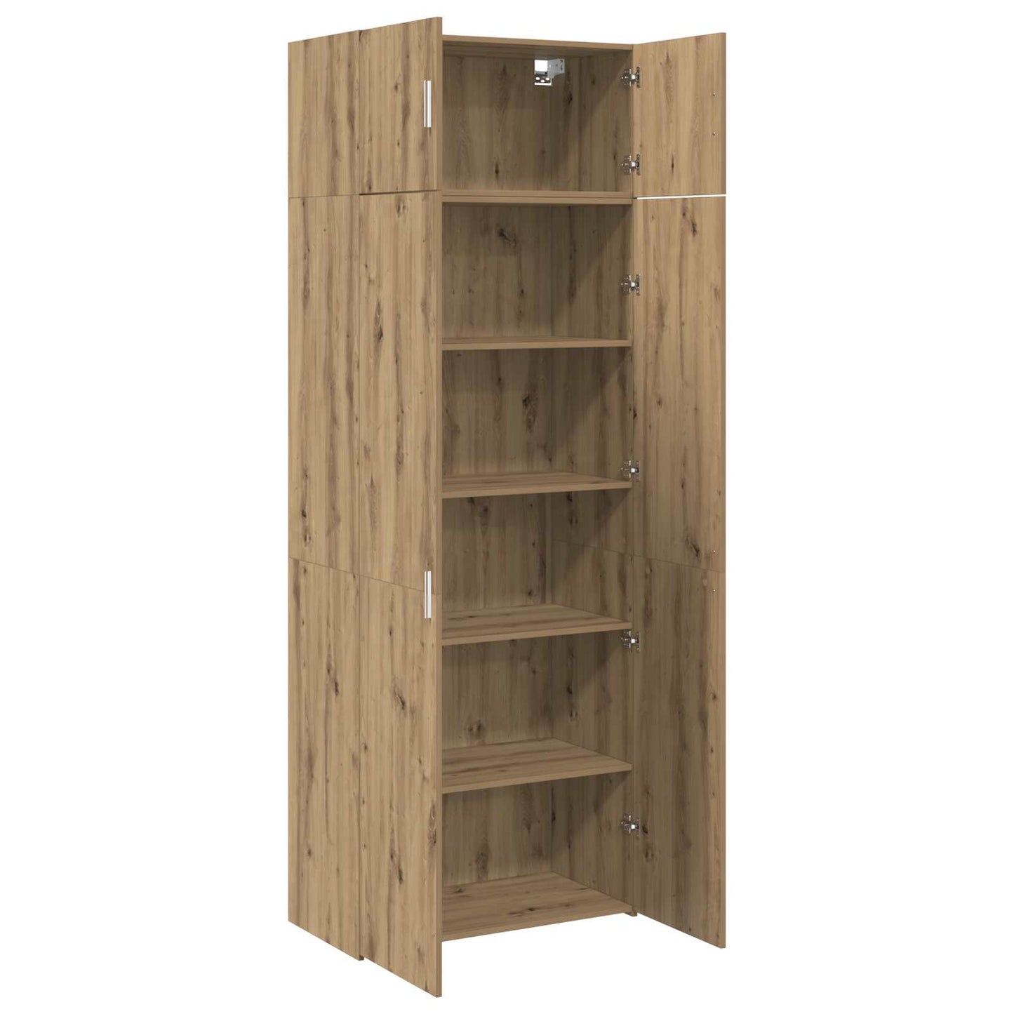 vidaXL Storage Cabinet 2 pcs Artisan Oak 80 x 42.5 x 225 cm 5