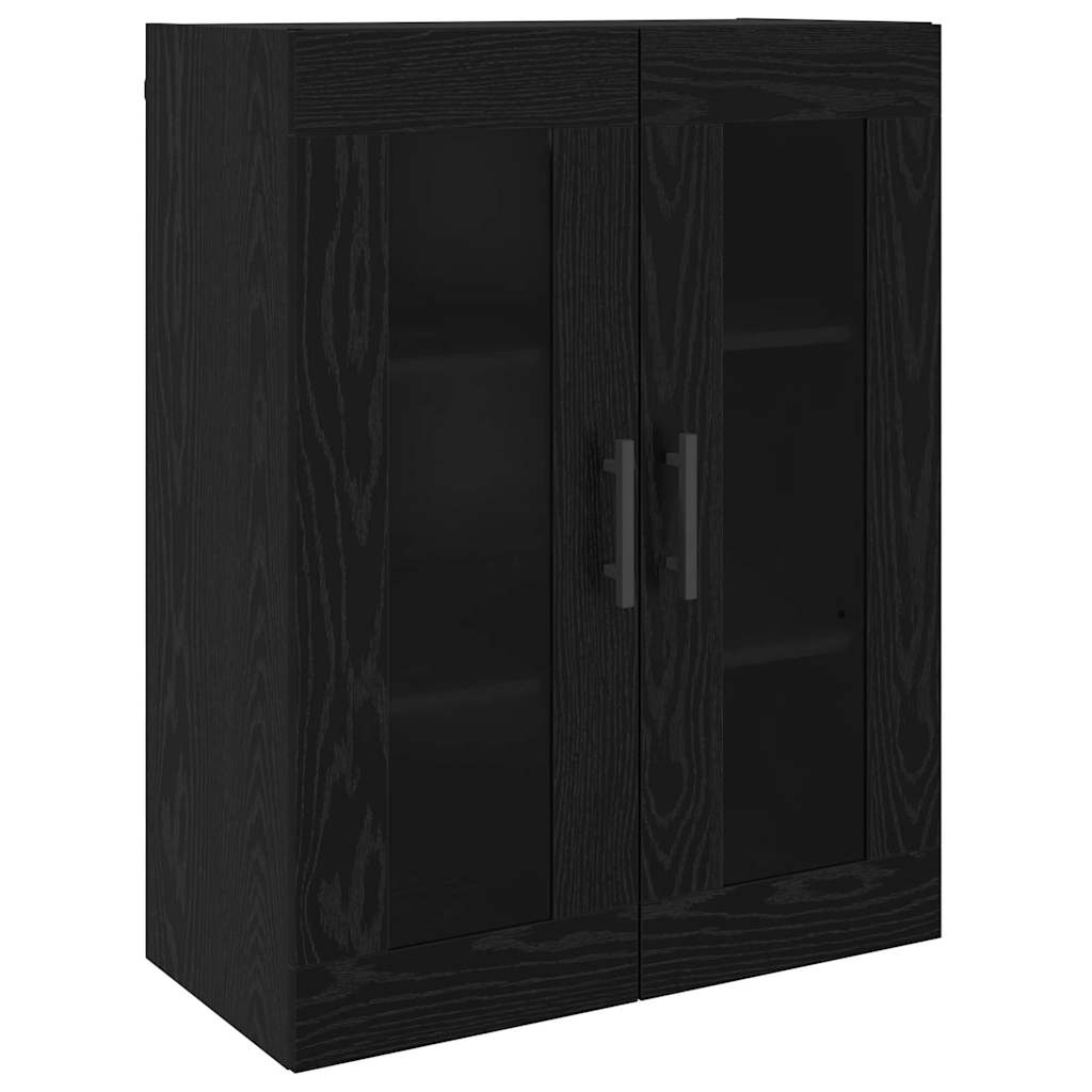 Highboard 69.5x34x180 cm Engineered Wood 2 Doors Black oak