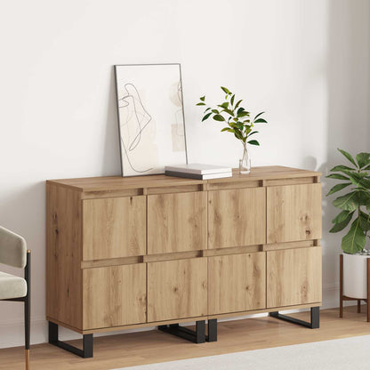 Sideboards Engineered Wood 2 pcs Artisan oak
