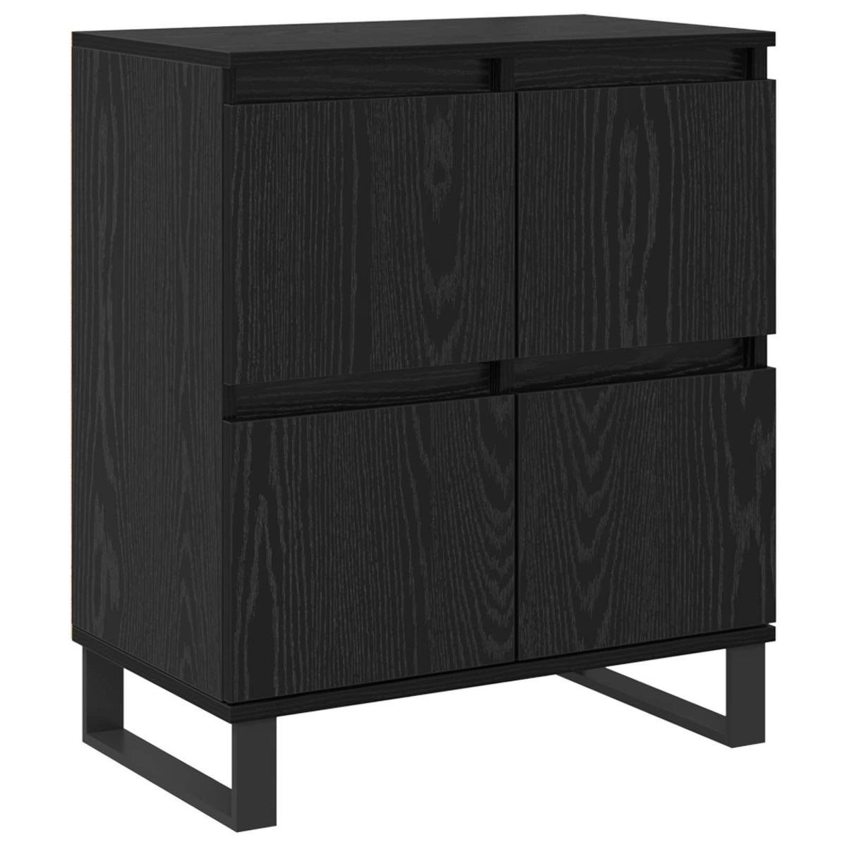 Sideboards Engineered Wood 2 pcs Black oak