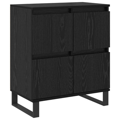 Sideboards Engineered Wood 2 pcs Black oak
