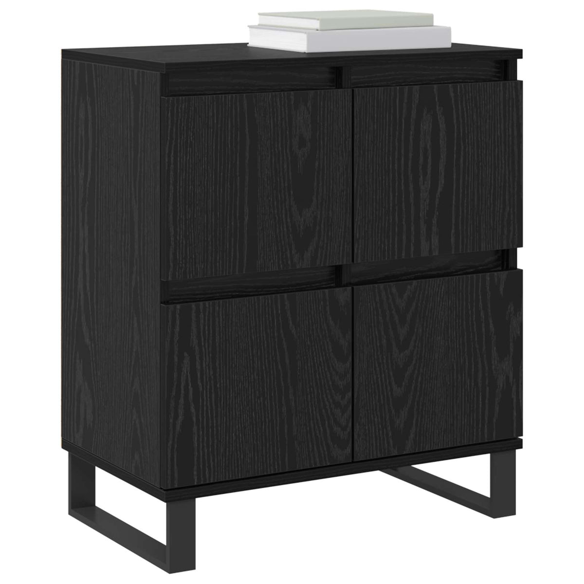 Sideboards Engineered Wood 2 pcs Black oak