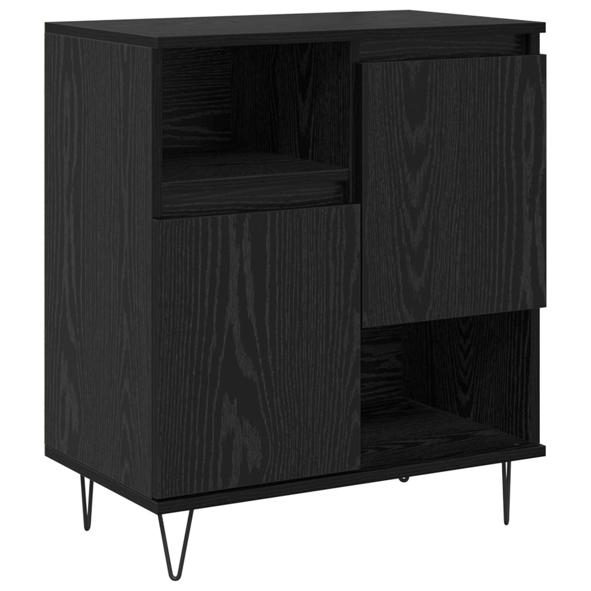 Sideboards Engineered Wood 2 pcs Black oak