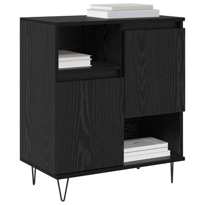 Sideboards Engineered Wood 2 pcs Black oak